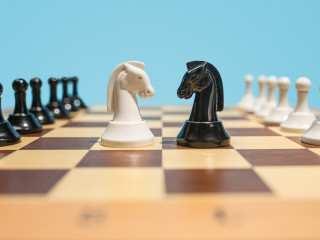the chess board and game concept of business ideas and competition 002