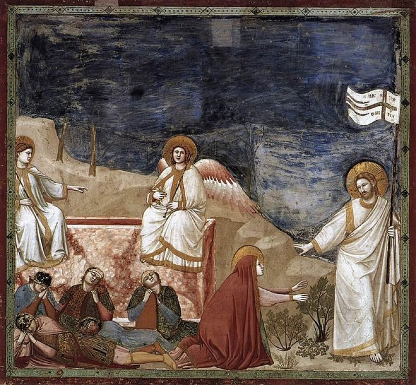 Giotto di Bondone   No. 37 Scenes from the Life of Christ   21. Resurrection Noli me tangere   WGA09224
