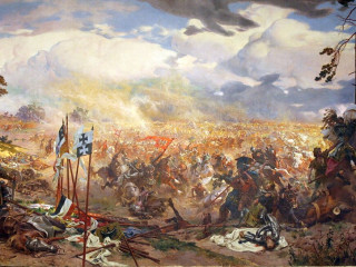 Battle of Grunwald by Rozwadowski Popiel 1910