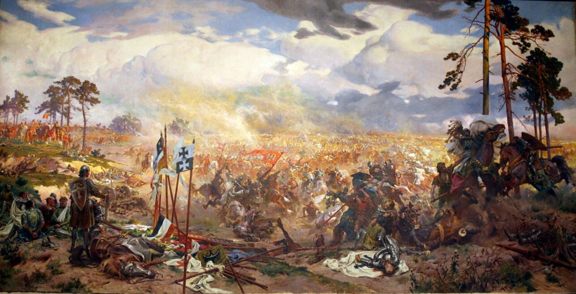 Battle of Grunwald by Rozwadowski Popiel 1910