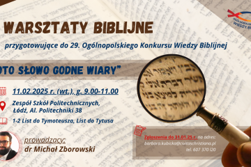 STACJ. WARSZTATY BIBLIJNE W LODZI