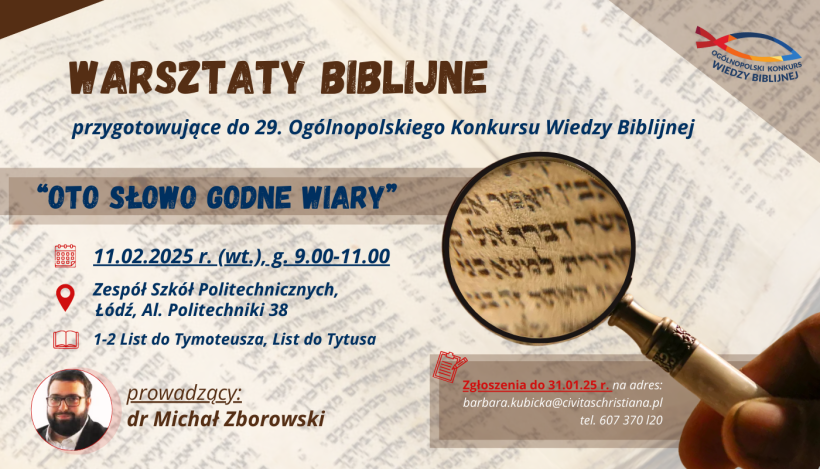 STACJ. WARSZTATY BIBLIJNE W LODZI