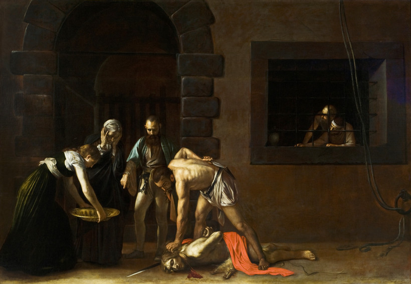 La decapitacion de San Juan Bautista por Caravaggio