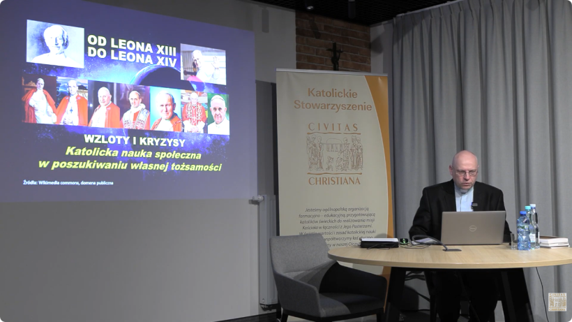 Screenshot 2025 12 15 at 13 41 19 Od Leona XIII do Leona XIV. Katolicka nauka spoleczna w poszukiwaniu wlasnej tozsamosci. YouTube