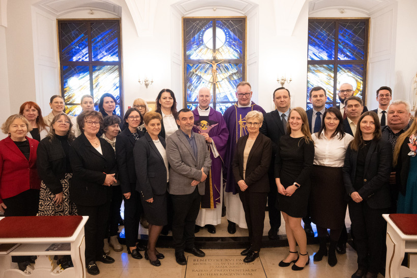 Delegacja „Civitas Christiana” na Mszy Świętej w Pałacu Prezydenckim