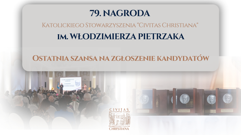 Nagroda im. Włodzimierza Pietrzaka – trwa przyjmowanie zgłoszeń
