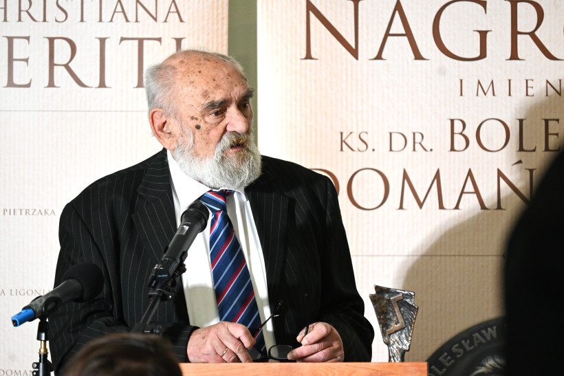 Laureat 39. Nagrody im. ks. dr. Bolesława Domańskiego - Jerzy Zym. Laudacja: ks. dr Andrzej Zaniewski
