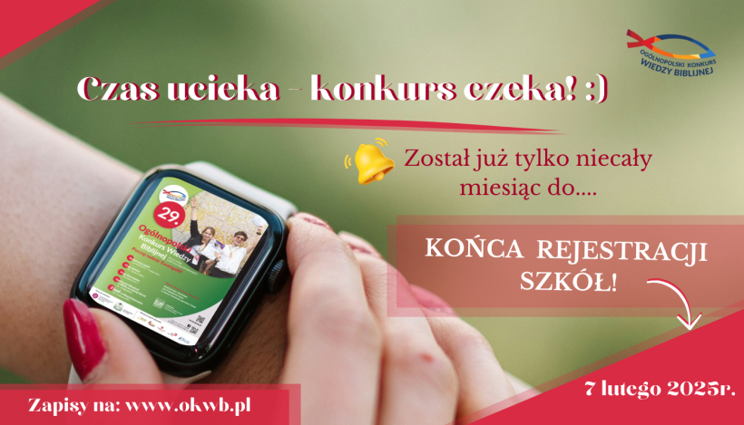 Rejestracja na Ogólnopolski Konkurs Wiedzy Biblijnej kończy się 7 lutego