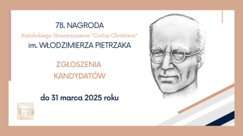 78. Nagroda im. Włodzimierza Pietrzaka - zgłoszenia kandydatów