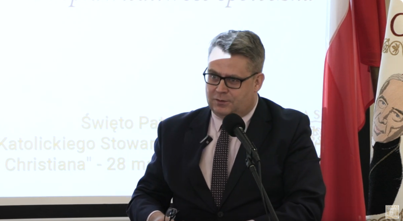 Prawa osoby podstawą katolickiej nauki społecznej. Wykład Marcina Sychowskiego