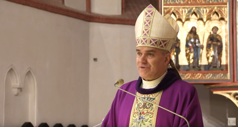 Bp Zbigniew Zieliński na Święcie Paronalnym Stowarzyszenia