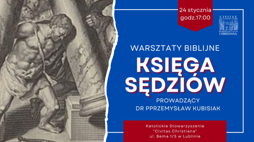 Zapraszamy na warsztaty biblijne dla członków i sympatyków Civitas Christiana
