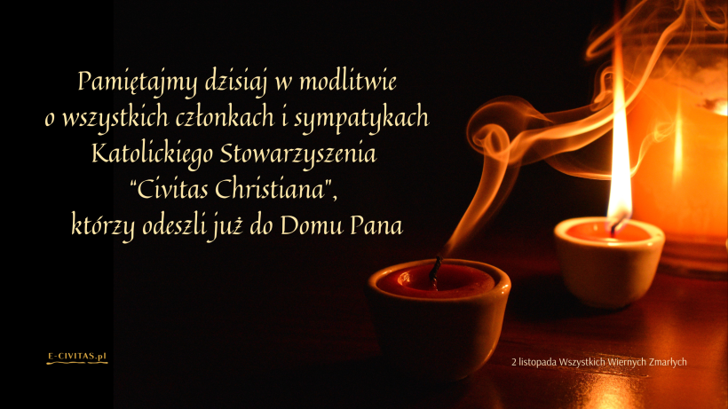 W Zaduszki pamiętajmy również o zmarłych członkach Stowarzyszenia