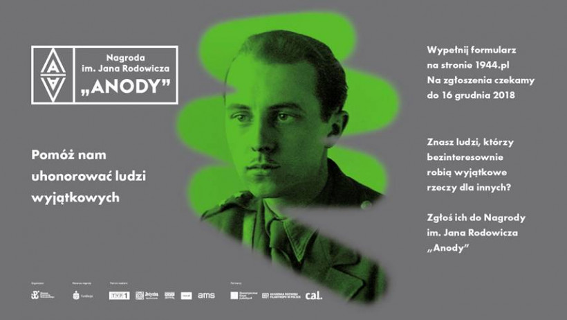Zgłoś swojego kandydata do Nagrody im. Jana Rodowicza “Anody”