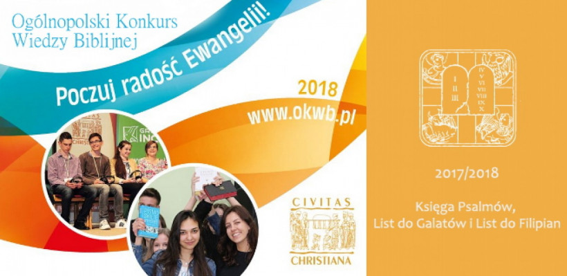 Dziś szkolny etap Ogólnopolskiego Konkursu Wiedzy Biblijnej