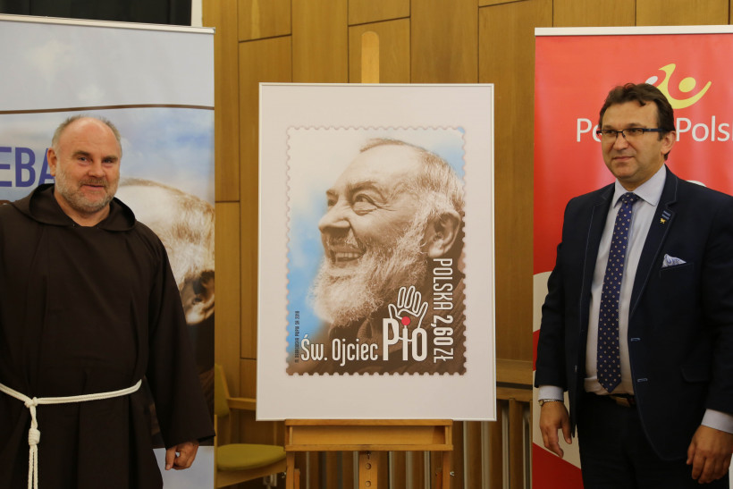 Pierwszy w Polsce znaczek pocztowy ze Świętym Ojcem Pio