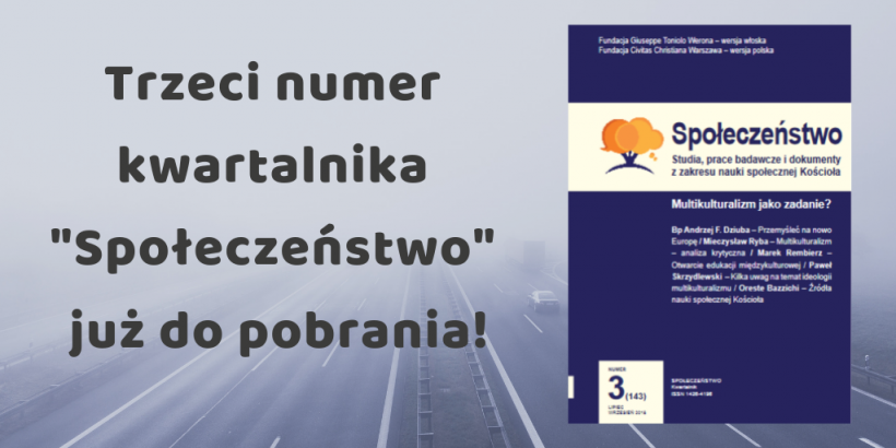 Już jest nowy numer kwartalnika “Społeczeństwo”!